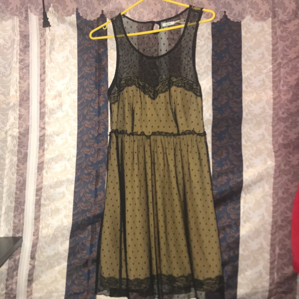 Black mesh and lace dress size 2. Urban Outfitters